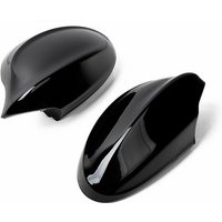 2PCS Gloss Black Side Mirror Cover Caps for BMW E90 2006-2008 318i 320i 323i 325i 328i 51167135097+51167135098