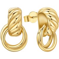 Orstarry S925 Sterling Silver Earrings Temperament Versatile Earring 18K Gold-plated For Women Birthday Gift Silver Jewelry