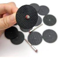 11/27Pcs Circular Saw Blade Wheel 32mm Metal Cutting Disc Grinder Rotary Tool for Metal Plastic Abrasive Cutting Disc