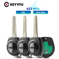 KEYYOU With Battery FSK Car Remote Control Key For Suzuki Swift Jimny SX4 Alto Vitara Ignis Splash 433MHz ID46 Chip Key
