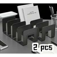 2pcs Reading Stand Book Clips, Desktop Bookshelf, Fixed Book Holder, Desk Storage Gadget, Book Organizer, Integrated Separator