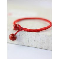 Unisex Ceramics Beads Charm Braided Rope Lucky Bracelet Bangle Jewelry Gift Red Rope Bracelets