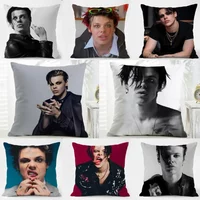 Y-Yungblud Cushion Cover Pillow Case Soft Friendly Fabric & Concealed Zipper