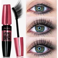 Waterproof Black Mascara 4D Curling Thick Quick Drying Non-blooming Mascara Women Professional Long Lasting Eyes Makeup Cosmetic