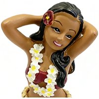 Hawaiian Dancing Girl Posing Dancer Car Interior Ornaments Dashboard Doll bobbleheads Hawaiian Souvenir Centerpieces Figurines