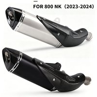 AliExpress NONE Slip On Motorcycle Exhaust Connecting Mid Link Pipe Bike Escape Moto Muffler motorcycle parts For CFMOTO 800NK 51MM 2023-2024