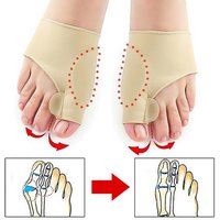 Toe Corrector Orthotics Feet Foot Care Bone Thumb Adjuster Correction Soft Pedicure Socks Hallux Valgus Bunion Straightener