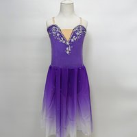 Adults Purple Ballet Dress Tutu Ballet Chiffon Dress Long Ballerina Dress For Girls Performance Women Dance Costumes