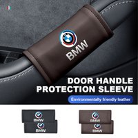 Car Door Inner Handle Protector Cover Leather Protective Case For BMW 50th Anniversary Edition E36 E46 E53 E90 E60 E93 E87 G20