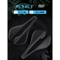 AliExpress 2025 RYET Full Carbon Bike Saddle 140mm Lightweight Carbon Base Rails Cushion for Road MTB Gravel Performance Racing Parts