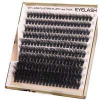 Fluffy Thick Lash Clusters DIY Eyelash Extension 200D 10-18MIX Individual Lashes Eyelash Extensions Clusters