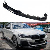 4Pcs MP Style Gloss Black Car Front Bumper Lip Splitter For BMW G30 G31 530i 530d 540i M550i M Sport 2021-2023 Facelift Tuning