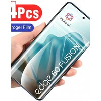 4Pcs Hydrogel Film Screen Protector For Motorola Edge 70 60 50 40 Fusion Neo Pro Full Cover Screen Protector For Edge 70 Fusion+