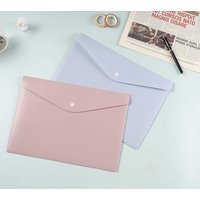 File Bag A4 Office Information Bag Pp File Bag Thickening Desk Organizer Bag Desk Storage File Bag Pencil Case Document Folders