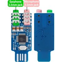 1~10PCS CM108 USB Drive Free Sound Card Laptop Computer External Sound Card Module - L059 New hot