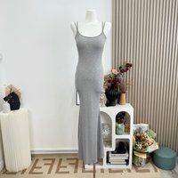 Sleeveless Backless Maxi Dress Women Y2K Summer Bodycon Elegant Sexy Outfits Ladies Party Club Long Sundress J169