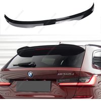 Gloss Black M Style ABS Rear Spoiler Caps For BMW G21 320i 330i 330d 330e M340i M340d Touring 2019-2024 Rear Roof Tail Wing