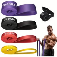 5-piece door anchor resistance band - heavy-duty, stackable tension band, suitable for full body exercise, stretching, and muscl