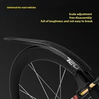 AliExpress NONE Bicycle Quick Release Extended Mudguard for Front Rear Wheel 700C Gravel Road Bike Fender Strong PP Mud Fender Outdoor Protector