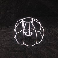 Vintage White Metal Iron Wire Lamp Shade Frame DIY Lampshade Holder for Home Decor table Light Lamp Shade Frame for desk lamp