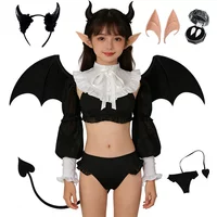 2026 New My Dress Up Darling Marin Kitagawa Rizu Kyun Cosplay Costume Anime Devil Red Cosplay Costume Accessory for Women