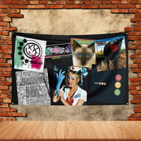 Blink 182 Band Party Flag Polyester Printed Flag Banner Tapestry for Garden Garage Decoration Concert Flag