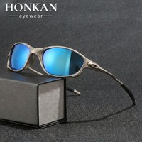 AliExpress HONKAN.WZ Y2K Outdoor Glossy Sunglasses Colorful Sunglasses UV Resistant Cycling Glasses Versatile Outdoor Glasses Fashion Sun Glasses