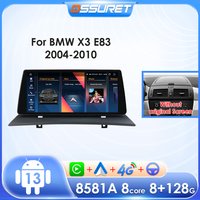 Autoradio für BMW X3 E83 2004-2010 Android Auto Carplay Autoradio Multimedia Video Player 10,25 Zoll GPS Navigation 4G WIFI DSP