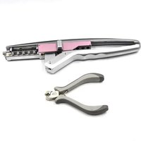 6D hair extension bonding machine 6d 2nd generation hair buckles/High quality delivery tools