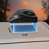 13500BTU 12V Dachklimaanlage Elektrische Standklimaanlage Geräuscharm Schnelle Klimatisierung für LKW, Wohnmobil, Wohnwagen, Reisemobile