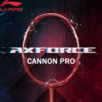 Li-Ning Unisex AXFORCE CANNON PRO Badminton Racquet (Single & No String Model) Shock Absorption LiNing Badminton Racket AYPU083