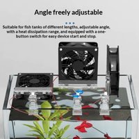 USB Aquarium Cooling Fan - Variable Speed Fish Tank Fan for Fast Cooling Reptile