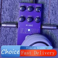 M-VAVE Elemental Electric Guitar Effect Pedal Elemental Pedal Digital Delay Effect Support for TAP and HOLD Mode Guitar Part