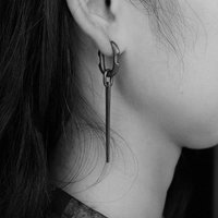 Riveted Peaked Earrings New Gothic Style Copper Silver Plated Material For Women And Men Jewelry Accessories Party Gifts