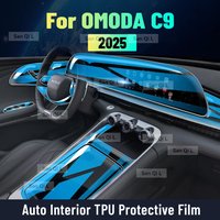 Car Interior Center Console Media Dashboard Navigation TPU Sticker Protector Film For OMODA C9 2025 Car Accessories