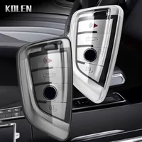 TPU Car Key Case Cover Shell For BMW F20 G20 G30 X1 X3 X4 X5 G05 X6 X7 G11 F15 F16 G01 G02 F48 Key Protector Accessories Keyless