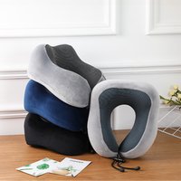 Car Pillows Memory Foam Soft Neck Supportor Travel Cushion U Shaped Neckrest Pad Cervical Interior Automobile Accessories