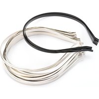 5pcs/lot 3/5/6/7mm Hair Head Hoop Stainless Steel Band Blank Bands For Headwear Making Flat Base Setting Fit DIY Hair Jewelry