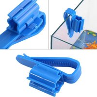 1Pcs Tank Aquarium Plastic Hose Holder Adjustable Fixing Clip Auto Siphon Clamp for Homebrew Beer Making Bucket Water Pipe Fish