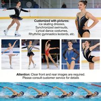 LIUHUO Customized Skating Dress Rhythmic Gymnastics Leotards Synchronized Swimming Suits Lyrical Dance Costume