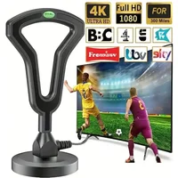 Digital HD TV Antenna with Strong Magnetic Base, TV Reception, Indoor and Outdoor, Newest, 2024