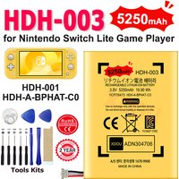 5250mah HDH-003 HDH 003 Switch lite battery For Nintendo Switch Lite HDH-001 HDH-003 HDH-A-BPHAT-C0 Rechargeable batteria