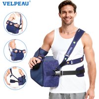 VELPEAU Shoulder Abduction Sling for Arm Fixation and Postoperative Care, Adjustable Shoulder Immobilizer for Arm Injury