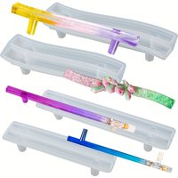 4 sets of resin molds for tray handles, silicone casting molds, DIY cabinet handles, tray handles, gifts, home decoration