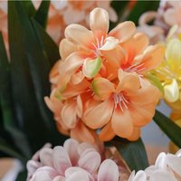 Pink Artificial Hyacinth Flowers Floral Display Decorative Artificial Faux Plants Simulation Fake Silk Flower Wedding Decoration