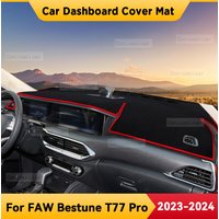 For FAW BESTUNE T77 PRO 2023 2024 Car Dashboard Cover Mat Non-slip Sun Shade Cushion Protective DashMat Pad Interior Accessories