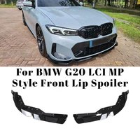 Becquet de lèvre de pare-choc avant de Style BMW G20 LCI MP, Installation sans perçage, Kit de réglage extérieur, accessoires de Modification automobile