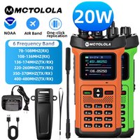 MOTOLOLA MT-628 20W high-power outdoor walkie talkie VHF UHF dual band amateur radio flashlight reverse charging walkie talkie