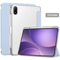 For OPPO Pad 5 Case with Pencil Holder Trifold PU Leaher Soft Back Stand Tablet Funda For OPPO Pad 5 Pad5 Cover Case 12.1 inch
