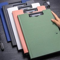 A4 File Folders Documents Organizer Waterproof Clipboard With Cover Paper Folder For Business School Stationery Office Supplies